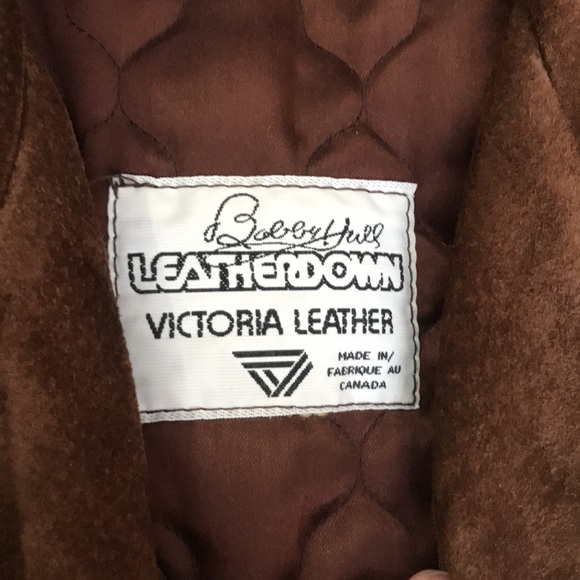 Vintage suede full length button up trench with belt - fully lined - Picture 6 of 7